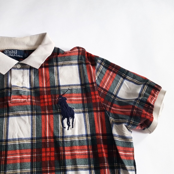 Polo Ralph Lauren Men's Plaid Shirt XXL Red - Picture 5 of 6